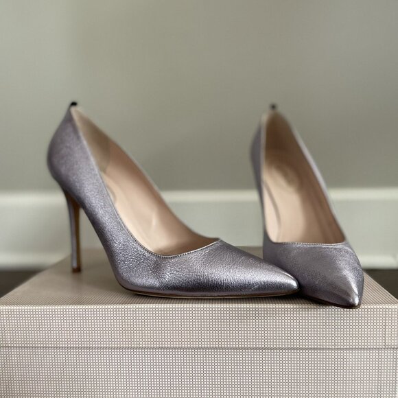 SJP by Sarah Jessica Parker Fawn Pumps Lavender Leather - Picture 1 of 6